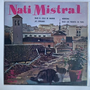NATI MISTRAL - BAJO EL CIELO DE MADRID - 1959 SPANISH 7" EP PS, FLAMENCO - Picture 1 of 4