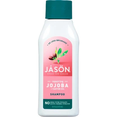 Jason Shampoo, Strong & Healthy Jojoba and Castor Oil, 16 Oz - Image 1 of 3