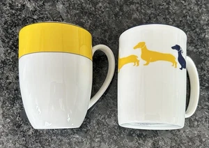 Kate Spade Dackel & Kreis gelb Tassen (2) - Bild 1 von 11