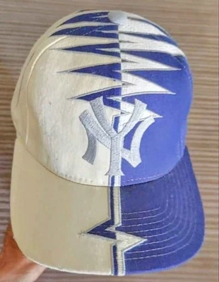 VTG STARTER NEW YORK YANKEES SHOCKWAVE COLLISION STRAPBACK BASEBALL HAT C1 - Image 1 of 4