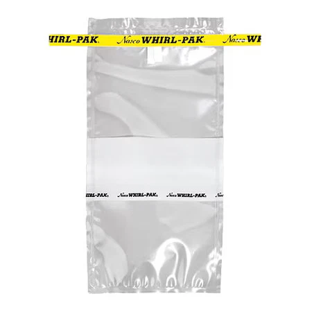 Whirl-Pak B01065 Sampling Bag, Write-On, 18 Oz., 9" L, Pk500