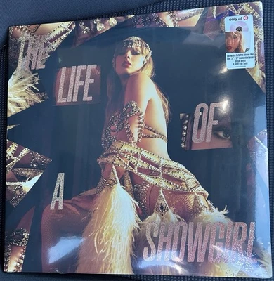 Taylor Swift The Life of a Showgirl Pink Shimmer Vinyl Target Exclusive *Sealed* - Image 1 of 2