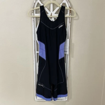 NOVO COM ETIQUETAS 2XU grande PERFORM Y-BACK TRISUIT SEM MANGAS WT3188d - Imagem 1 de 4