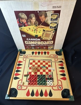 Vintage Carrom Game Board Table Model No. 108 in Box No Instructions - Image 1 of 4