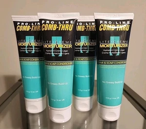 (4) Pro-Line Comb Thru Lite Crema Hidratante Acondicionador Cabello y Cuero Cabelludo 4oz - Imagen 1 de 2