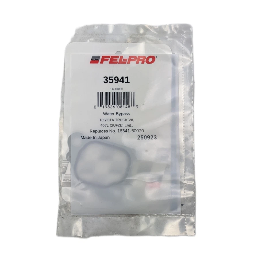 Motores Toyota Lexus V8 FELPRO 35941 junta de saída de líquido de arrefecimento do motor bypass de água - Imagem 1 de 1