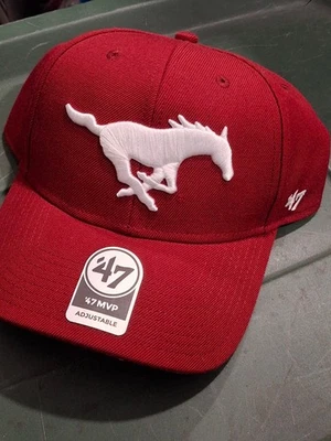 47 Brand MVP Throwback NCAA SMU Hat Cap - Image 1 of 3