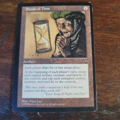 MTG Sands of Time Visions Magic The Gathering TCG Card - Image 1 of 2
