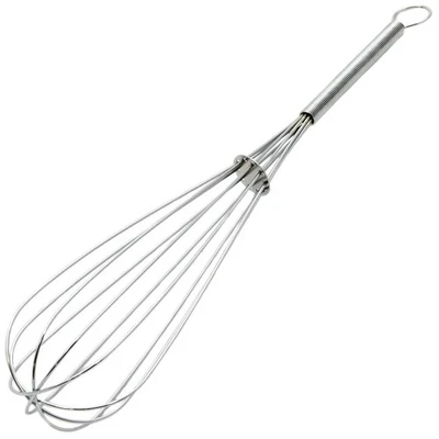 Chef Craft 12" Chrome Plated Balloon Whisk, Wire Whisk for Mixing Eggs, Blending - Image 1 of 2