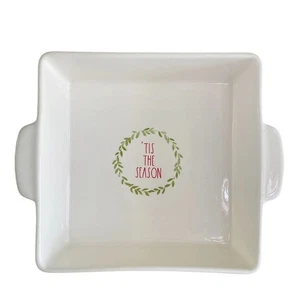 Rae Dunn 'Tis The Season Holiday Baking Dish Christmas Decor - Picture 1 of 2