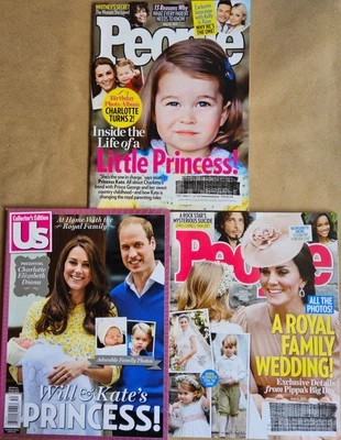 3 magazines Collector's Editions of Wm. & Kate - Charlotte - Image 1 of 4