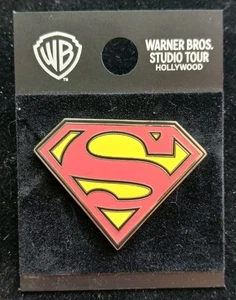 Superman Shield Enamel Pin New Warner Bros Exclusive WB 2025 Clark Kent DC - Picture 1 of 2