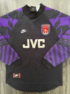 Original Nike Arsenal 1995/1996 Goalkeeper Shirt Mens Small - Picture 1 of 12