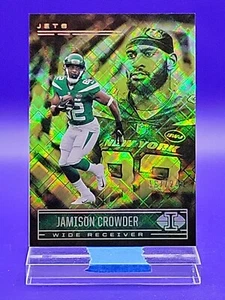 Jamison Crowder 2021 Panini Illusions Yellow Diamond SP 167/249 π₯ Jets - Picture 1 of 2