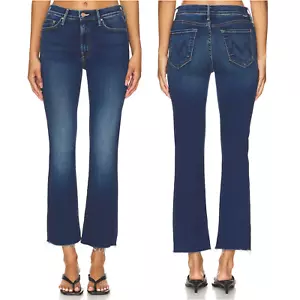 MOTHER The Outsider Ankle Fray Jeans Uncharted Waters Size 25 NWT - Picture 1 of 6
