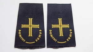 Bundeswehr Rangschlaufen Seelsorge Evangel. neue Form gelb a blau 1 paar - Bild 1 von 1