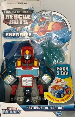 Playskool Heroes Transformers Rescue Bots Energize Heatwave the Fire-Bot Figure  - Image 1 of 2
