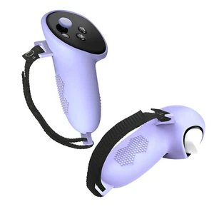 VR Controller Cover Anti-slip Silicone Handle Grips Cover Protector for Quest 3 - Picture 1 of 17