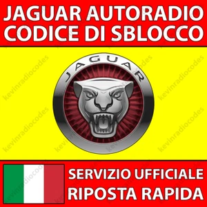 ✅JAGUAR RADIO CODICE DI SBLOCCO XF XJ XJ S XK S-TYPE X-TYPE PER TUTTI I MODELLI✅ - Foto 1 di 4