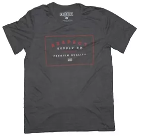 Neu Respect Supply Co. Trade 413M dunkelgraues Herren-S/S-T-Shirt RRES-38 - Bild 1 von 3