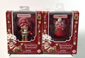 Mini figuras Strawberry Shortcake & Custard CheeBee 2,5" ¡Lote TLS! ¡NUEVO! - Imagen 1 de 9