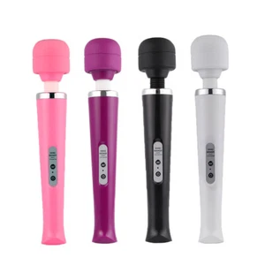 Handheld Massager Wand Vibrating Massage Magic Full Body Therapy Motor 20 Speed - Picture 1 of 14