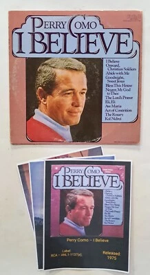 Perry Como I Believe ANL1-1137(e) Vinyl Record W/EXTRAS & Free Shipping  - Image 1 of 4