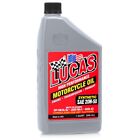 LUCAS OIL 10702 Synthetic SAE 20W-50 Motorcycle Oil 1 QT