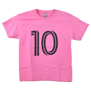 Camiseta Camiseta Fútbol MLS Inter Miami Lionel Messi #10 Rosa Juventud Niños - Imagen 1 de 2