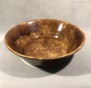 PV05245 Antique 19th Century Yellowware Bennington / Rockingham 13" Basin / Bowl - Picture 1 of 7