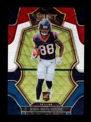 2022 SELECT PREMIER TRI COLOR #141 JOHN METCHIE III RC 141/199 TEXANS - Image 1 of 2
