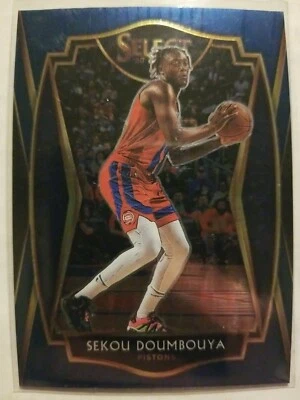 2020-21 Panini Select #107 Sekou Doumbouya Premier Level Blue Retail - Image 1 of 2