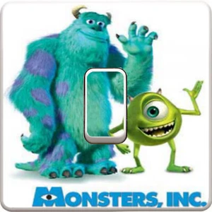 Monsters Inc Cartoon Light Switch Sticker, Decal Boys Girls Kids Bedroom #133 - Picture 1 of 1