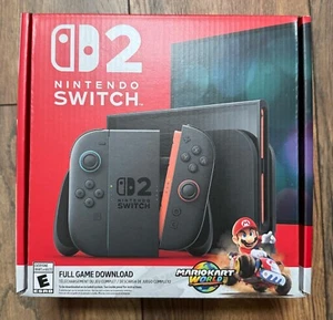 Nintendo Switch 2 Handheld Console System - Mario Kart World Bundle - BRAND NEW - Picture 1 of 5