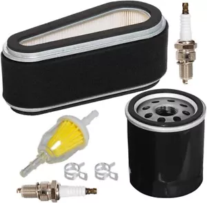 Kit candela filtro aria filtro olio per John Deere 180 LX186 F525 F710 260 - Foto 1 di 9