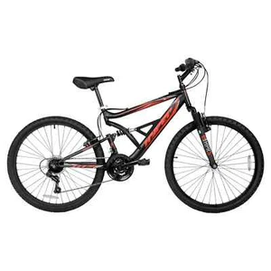 26" Hyper Bicycles Shocker Mountain Bike, 26" Wheels, Adult Ages 14+, Black/Red - Picture 1 of 9