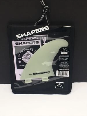 SHAPERS AUSTRALIA Shapers Fins Australia Medium Fcs Tri Set Surfboard Fiberflex Thruster New