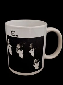 Taza de té de café de cerámica blanca y negra The Beatles 2011 The Beatles - Imagen 1 de 11