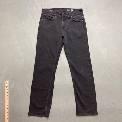 Volvcom Jeans Mens 30x28 Black Solver Modern Straight Superior Stretch Denim - Image 1 of 4