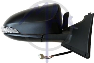 SPECCHIO SPECCHIETTO RETROVISORE ELE TOYOTA YARIS 2014 DESTRO VERNICIABILE 5 PIN - Immagine 1 di 3