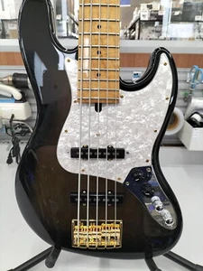 BACCHUS BJB Used Hardwood body Maple neck Maple fingerboard 5 string w/Gig case - Picture 1 of 12