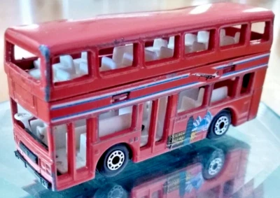 Matchbox 1999 The Londoner Double Decker Bus Concorde Tampo Red 1:121 Loose Used - Image 1 of 4
