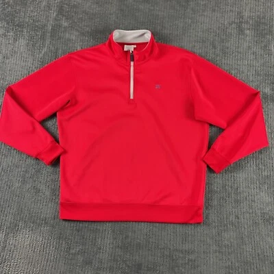 Chaqueta Pullover Calv Head Azul 1/4 Cremallera Para Hombre Extra Grande Golf Sólida Elastizada Foto 1 de 4