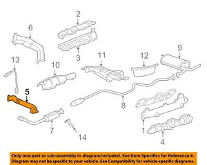 GM OEM Exhaust System-Crossover Pipe 24507946