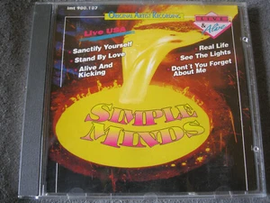 Musik CD Simple Minds Live & Alive Live USA Real Life Love Song Stand By Love - Bild 1 von 2
