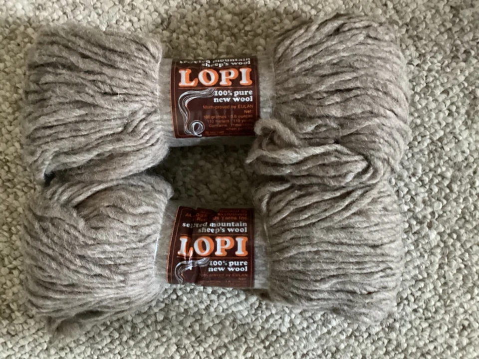 8 Reynolds Lopi, hecho en Islandia, 100% pura lana de oveja nueva-lt. marrón Foto 1 de 1