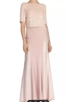 New Coast Size 6 Dera Blush Pink Maxi Prom Party Skirt Wedding Slinky BNWT XS - Image 1 of 4