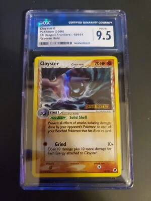 2006 Cloyster Delta Reverse Holo EX Dragon Frontiers CGC MINT+ 9.5 (PSA 10) - Image 1 of 3