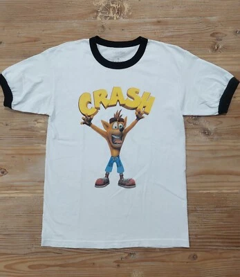 Футболка мужская CRASH BANDICOOT Activision Ringer 2017 размер средний белый - Изображение 1 из 4