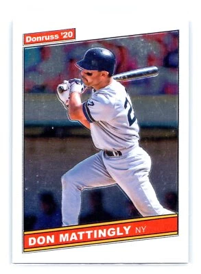 2020 Donruss Baseball #R86-16 Don Mattingly Retro 1986 Chrome New York Yankees - Image 1 of 2